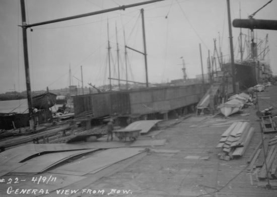 General View from Bow, April 9, 1911.