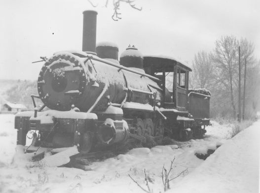 Klondike Mines Railway Locomotive, c1962.
