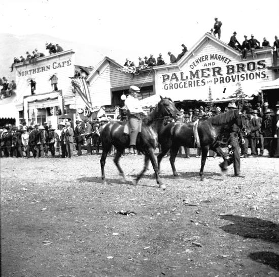 A Gathering on Front Street, c1900