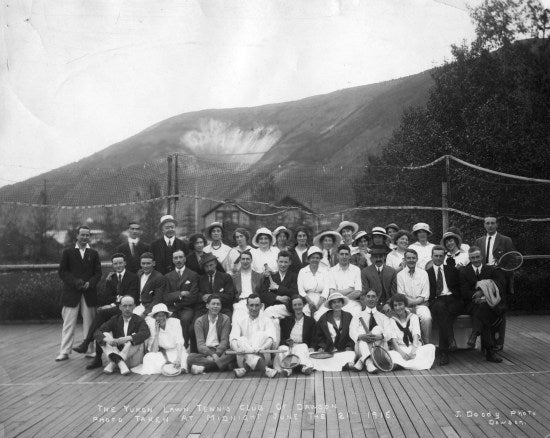 The Yukon Lawn Tennis Club of Dawson, June 21, 1915