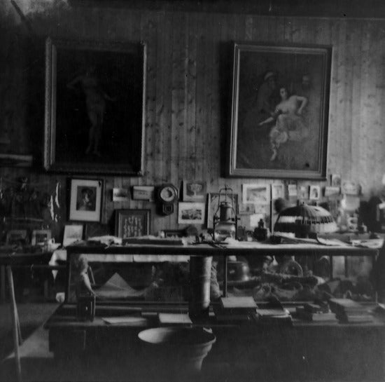 Dawson City Museum Exhibits in Old Fire Hall, Front Street, pre 1960