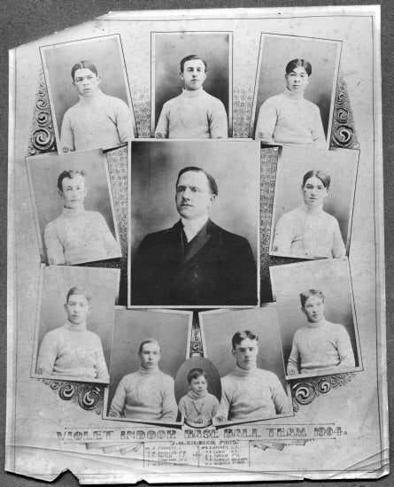 Violet Indoor Baseball Team 1904