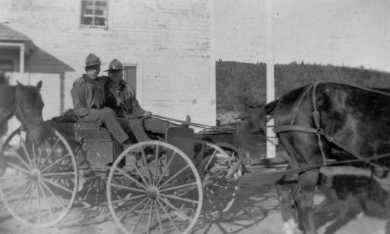 en route to Dawson from Granville, c1918