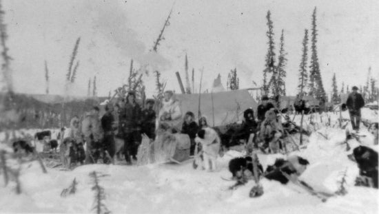 Police at Indian Camp, c1920