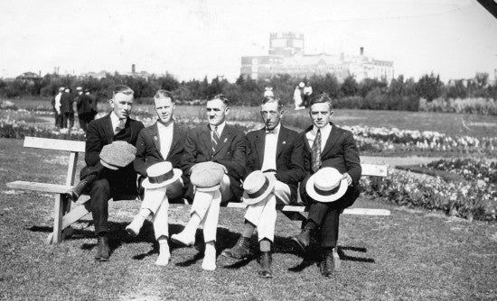 Group Portrait at Wascana Park, Regina August 1921.