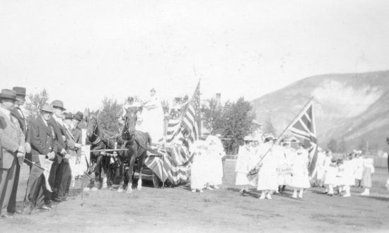 Nurse's Float, Discovery Days Parade, 1918
