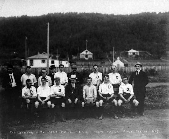 The Dawson City Foot Ball Team, July 1, 1915