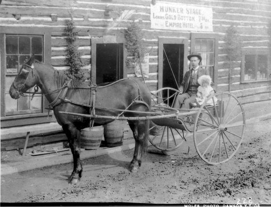 Hunker Stage, Gold Bottom, 1906