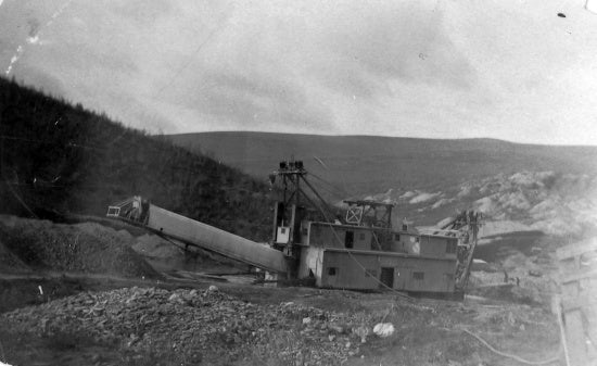 Yukon Gold Company Dredge No. 4 on Hunker Creek, 1914.