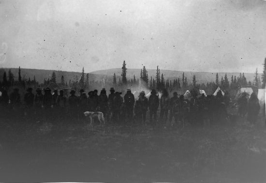 Group Portrait at Moosehide, c1916.