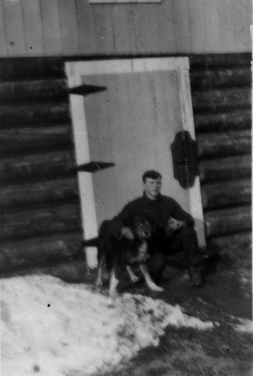 Portrait of a Man and a Dog, c1914.