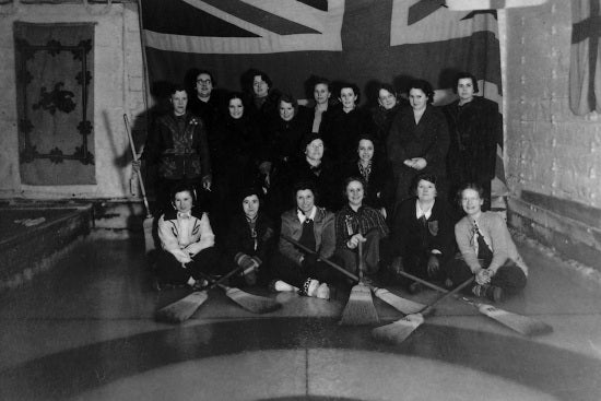 Fairbanks Curling Club and Dawson Ladies Curling Club, February 25, 1941.