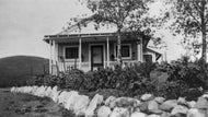 Dredgemaster's House at Dredge Camp on Quartz Creek, c1944.