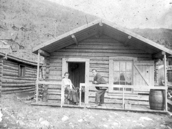 Ada Marion and Maurice Montagu-Marsden,  Dawson YT, c1899.