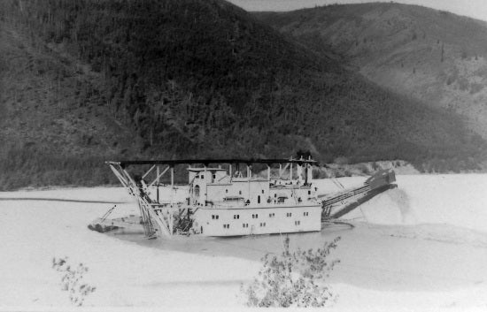 Dredge No. 3 at Work on Lower Bonanza Creek, 1941.