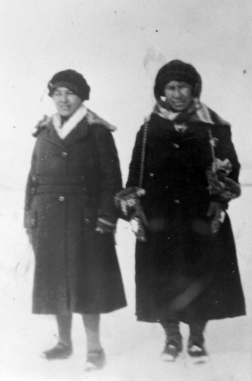 Mary Long Simon and Eliza Isaac, c1920.