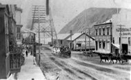 Parade, Dawson City, c1910.
