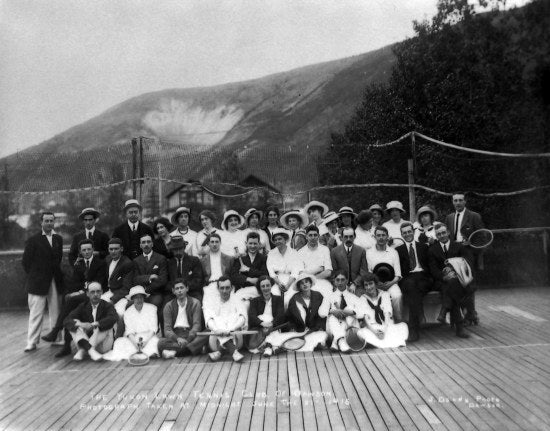 The Yukon Lawn Tennis Club of Dawson, Midnight June 21, 1916.
