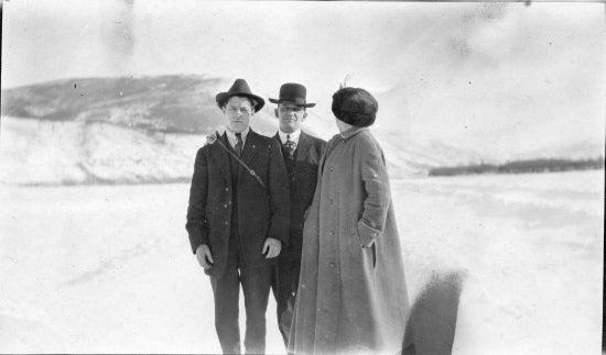 Vic, Fred and Edna Sherbeck, c1913.