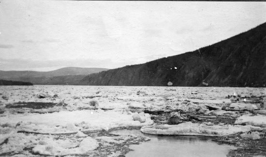 Spring Break-Up on the Yukon River, c1913.