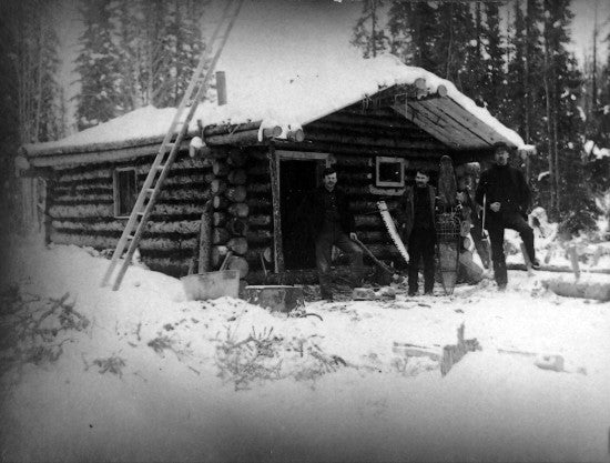 Cabin at 80 Below Black Hills Creek, c1915.