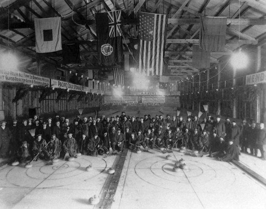 Dawson Curling Club Patrons Bonspiel March 18 and 19, 1909.