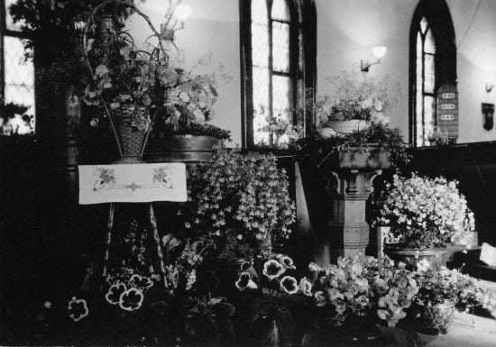 Interior St. Paul's Anglican Church, c1935.