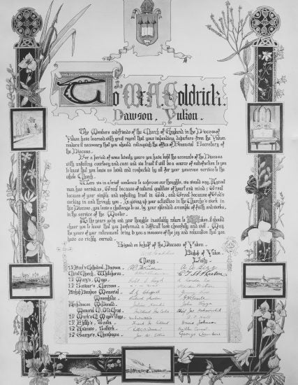 Retirement Certificate for A. Goldrick, c1935.
