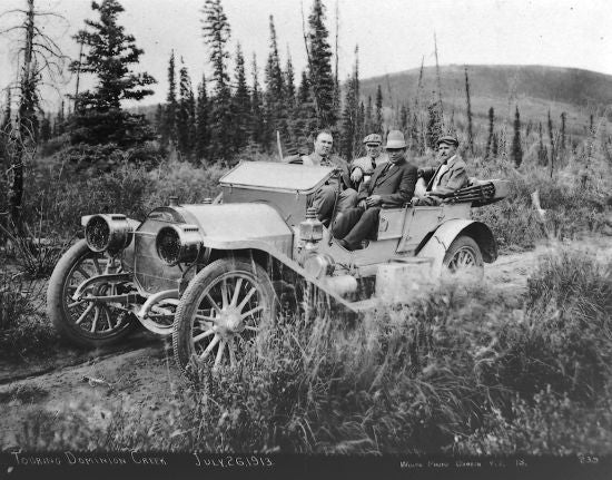 Touring Dominion Creek, July 26, 1913.