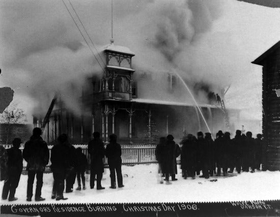 Governor's Residence Burning Christmas Day,1906.