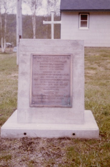 Memorial to the Lost Patrol, c1915.