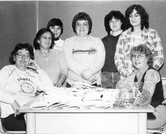 Members of the Nutty Club, November 1984.