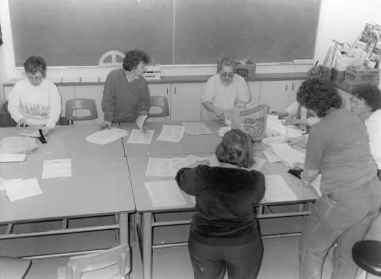 Members of the Nutty Club at Work, c1984
