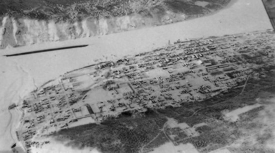 Aerial View of Dawson City, 1948.