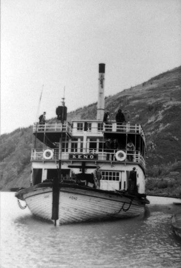 Last trip of the SS Keno, August, 1960.