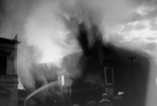 Old Dawson City Museum burns, June 5, 1960