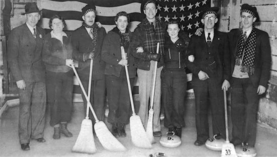 Curling Team, c1939.