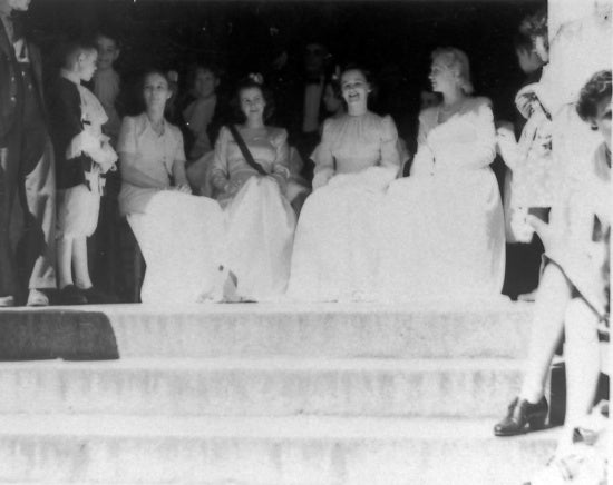 Pagent Winner and her Attendants, c1939.