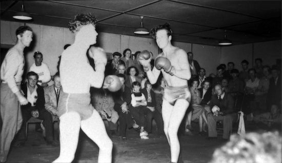 Vic Foley in the Ring, c1939.