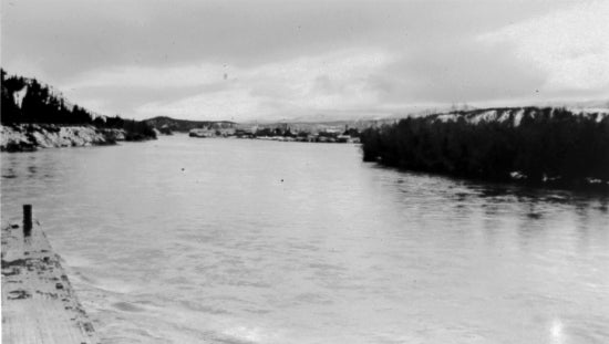View from the Deck of the Barge Dawson, c1939.
