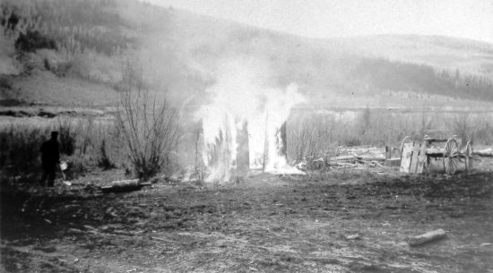 Burning Building, c1939.