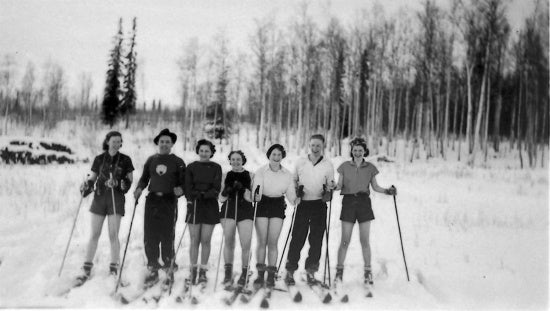 Cross Country Skiing, c1939.