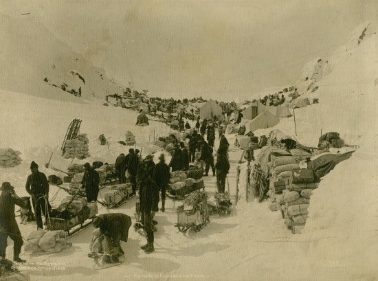 En Route to the Klondike Gold Fields, 1898