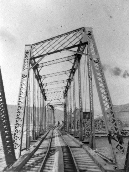 Klondike Mines Railway Bridge, May 1909