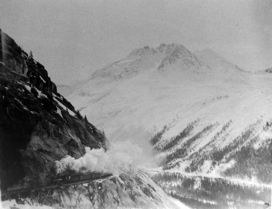 Civilization in Alaska  Whitepass & Yukon Route, c1909.