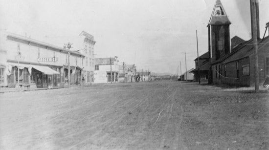 Main Street, Whitehorse Yukon, 1909.
