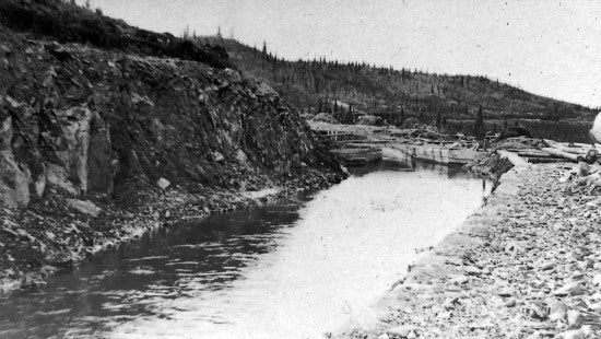 Main Ditch Klondike Face Turnout, c1909.