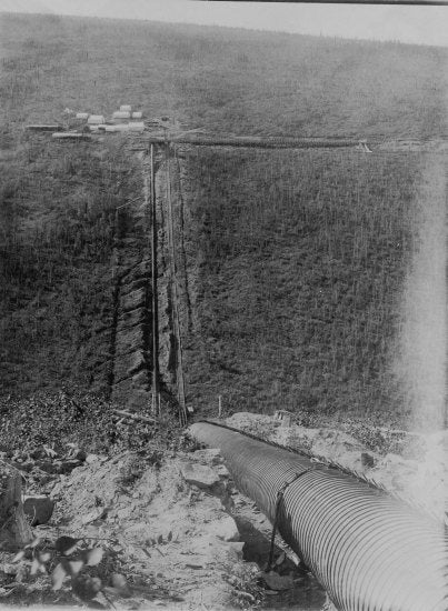Yukon Ditch System, 1909.