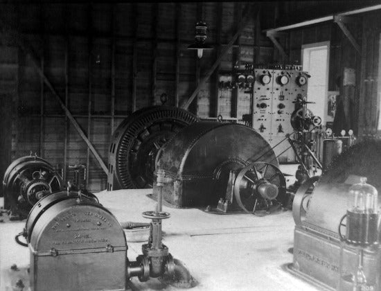Little 12-Mile Powerplant, 1907.