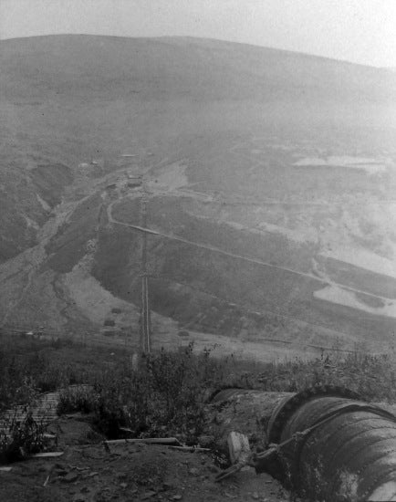 The Bonanza Syphon of the Yukon Ditch, c1910.